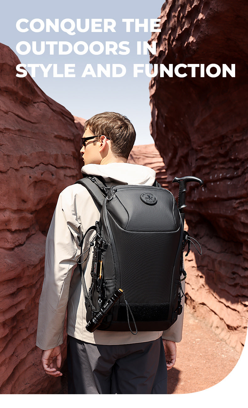 BANGE 2025 Wasserdichter Outdoor-Rucksack für Wandern, Camping, Reisen 1