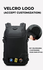 BANGE 2025 Wasserdichter Outdoor-Rucksack für Wandern, Camping, Reisen 4