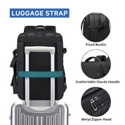 BANGE 45L Business-Reiserucksack, Handgepäck-Rucksack, langlebige, umwandelbare Reisetasche, passend für 17,3-Zoll-Laptops, für Männer und Frauen 4