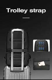 BANGE Anti-Diebstahl-Hartschalen-Rucksack mit TSA-Schloss und USB-Anschluss 8