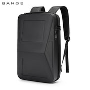 BANGE Erweiterbarer Anti-Diebstahl-Hartschalen-Rucksack mit USB-Anschluss und Organizer 0