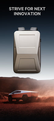 BANGE Erweiterbarer Anti-Diebstahl-Hartschalen-Rucksack mit USB-Anschluss und Organizer 2