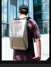 BANGE Erweiterbarer Anti-Diebstahl-Hartschalen-Rucksack mit USB-Anschluss und Organizer 6