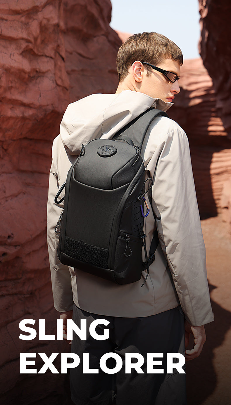 BANGE Essential Herren Outdoor wasserdichte Sling Bag 1