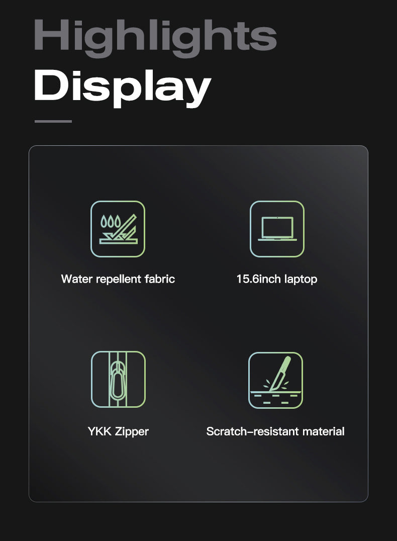 BANGE Hartschalen-Laptop-Rucksack mit TSA-Schloss 4