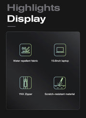 BANGE Hartschalen-Laptop-Rucksack mit TSA-Schloss 4