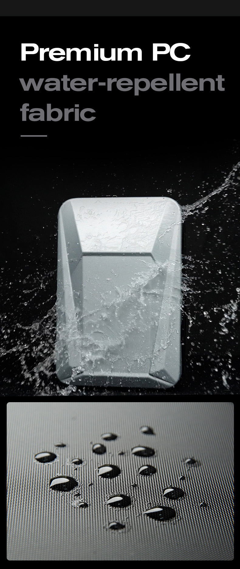 BANGE Hartschalen-Laptop-Rucksack mit TSA-Schloss 5