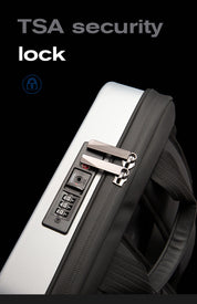 BANGE Hartschalen-Laptop-Rucksack mit TSA-Schloss 6