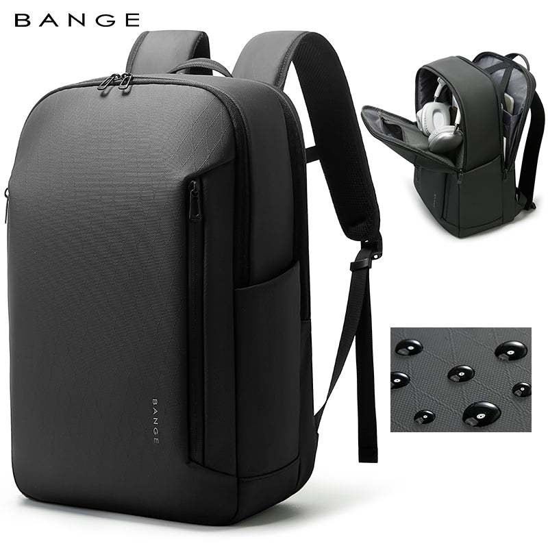BANGE Heißer Verkauf Ergonomischer Wasserdichter Business Traveler Essential Laptop Rucksack 0