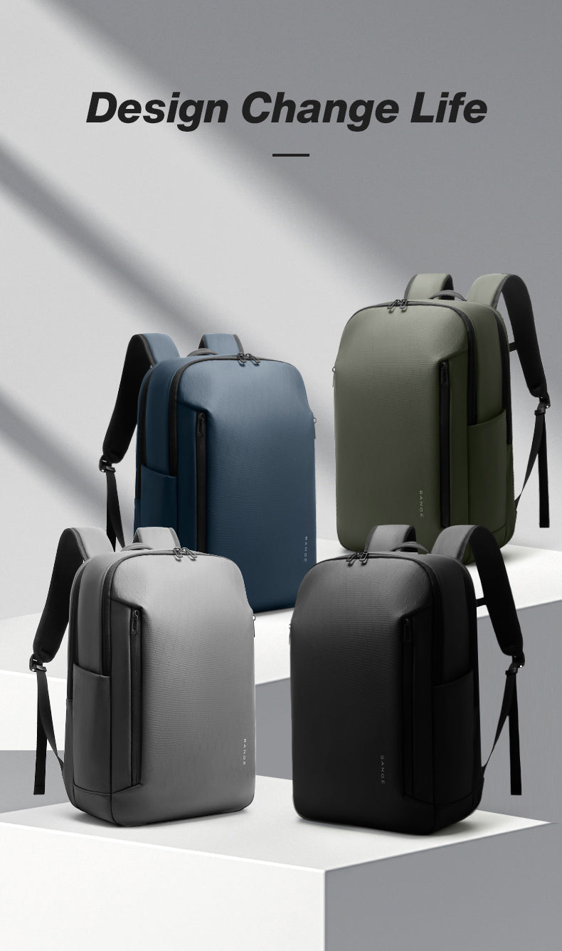 BANGE Heißer Verkauf Ergonomischer Wasserdichter Business Traveler Essential Laptop Rucksack 2