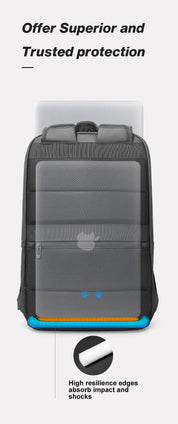BANGE Heißer Verkauf Ergonomischer Wasserdichter Business Traveler Essential Laptop Rucksack 3