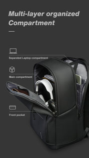BANGE Heißer Verkauf Ergonomischer Wasserdichter Business Traveler Essential Laptop Rucksack 5