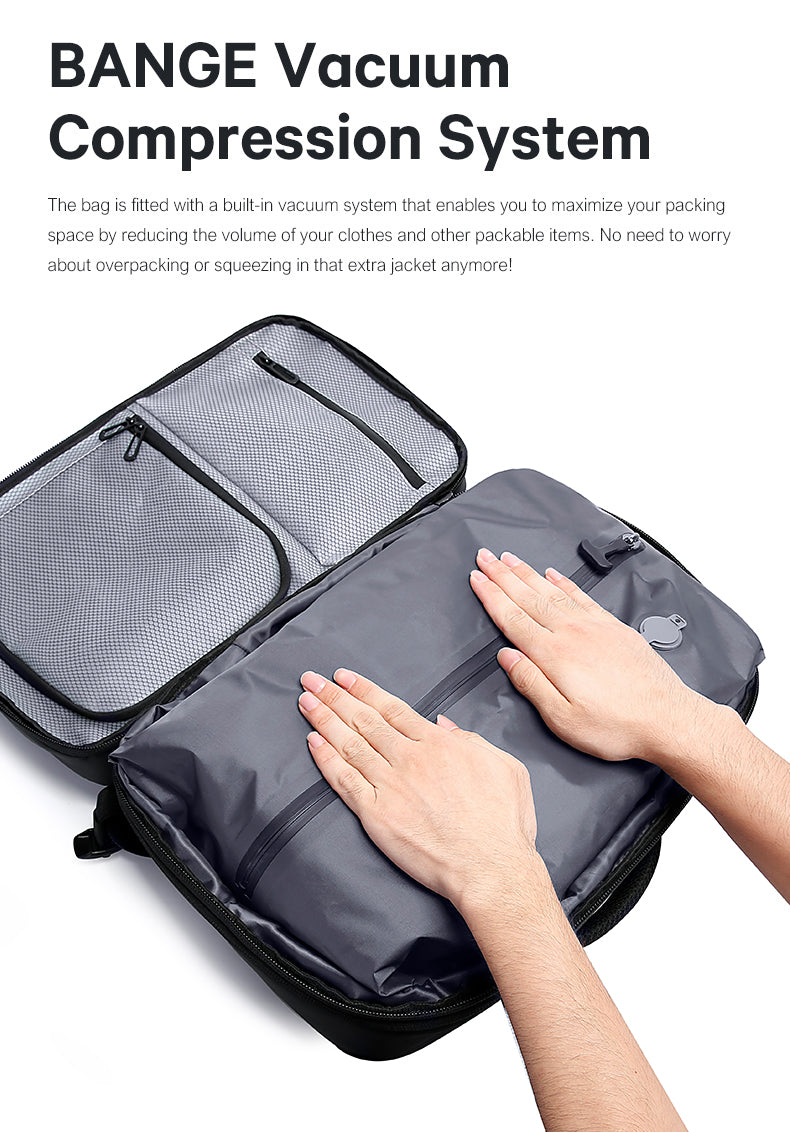 BANGE Heißer Verkauf Neue Ankunft 50L TSA Schloss Wasserdicht Männer Vakuum Kompression 1