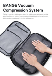 BANGE Heißer Verkauf Neue Ankunft 50L USB TSA Schloss Gewicht Griff Wasserdicht Männer Vakuum Kompression Laptop Rucksack 2