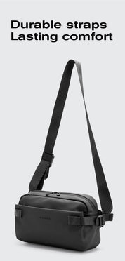 BANGE Minimalistische, wasserdichte Urban Crossbody-Schultertasche für Pendeln/Reisen 5