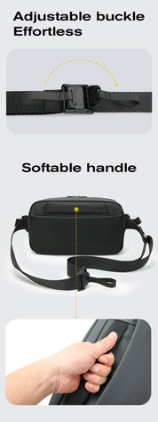 BANGE Minimalistische, wasserdichte Urban Crossbody-Schultertasche für Pendeln/Reisen 6