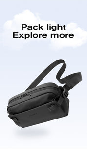 BANGE Minimalistische, wasserdichte Urban Crossbody-Schultertasche für Pendeln/Reisen 7