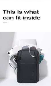BANGE Minimalistischer Pendler-Business-Rucksack mit USB-Anschluss 4