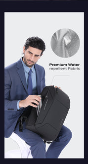 BANGE Minimalistischer Pendler-Business-Rucksack mit USB-Anschluss 6