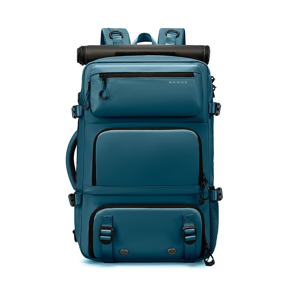BANGE Multifunktions-Reiserucksack mit abnehmbarem Diebstahlschutz und Schuhfächern 12