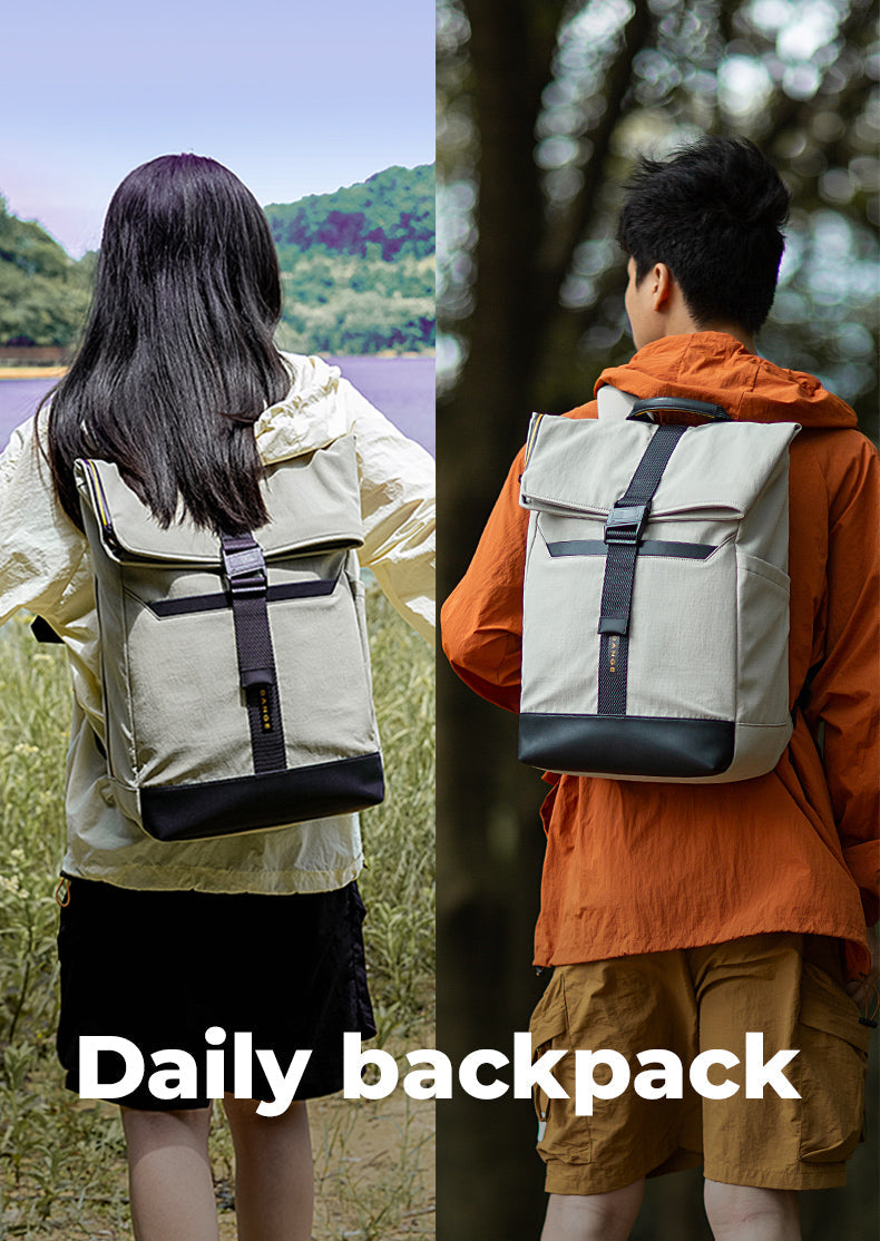 BANGE NEUHEITEN Wasserdichter, leichter Rolltop-Rucksack für den Schulweg 3