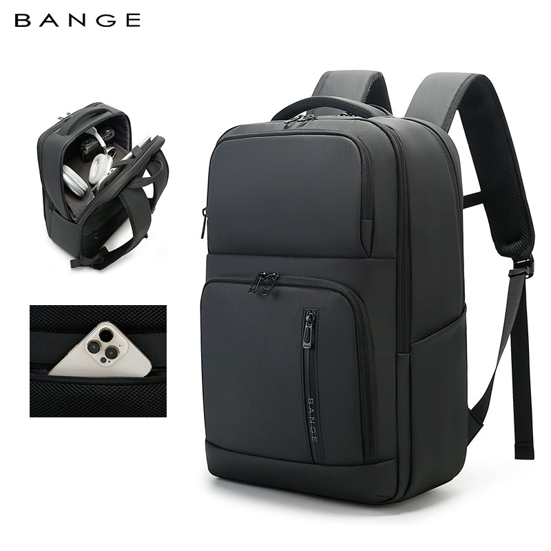 BANGE Neuer organisierter wasserdichter Pendler-Business-Schulrucksack 0