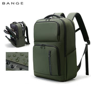 BANGE Neuer organisierter wasserdichter Pendler-Business-Schulrucksack 10