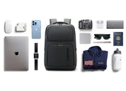 BANGE Neuer organisierter wasserdichter Pendler-Business-Schulrucksack 7