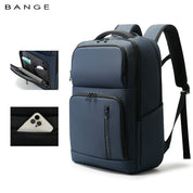 BANGE Neuer organisierter wasserdichter Pendler-Business-Schulrucksack 9