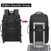 BANGE Reise-Rucksack für Herren, 40 Liter, FAA-flugzugelassene Wochenendtasche (Rucksack mit 3 Fächern) 4