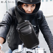 BANGE Sling-Rucksack, Diebstahlsichere Messenger-Tasche aus Carbonfaser 2