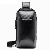 BANGE Sling-Rucksack, Diebstahlsichere Messenger-Tasche aus Carbonfaser 8
