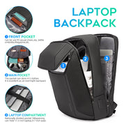 BANGE Smart Business Laptop-Rucksack, wasserdicht, für 15,6-17,3 Zoll Laptops mit 3.0 USB-Ladeanschluss für Männer und Frauen 2