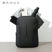 BANGE Stilvoller wasserdichter Urban Commuter Laptop-Rucksack USB-Anschluss & 15,6-Zoll-Laptop 0