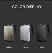 BANGE Tech Diebstahlsicherer Hartschalen-Business-Rucksack mit TSA-Schloss und USB-Ladeanschluss 4