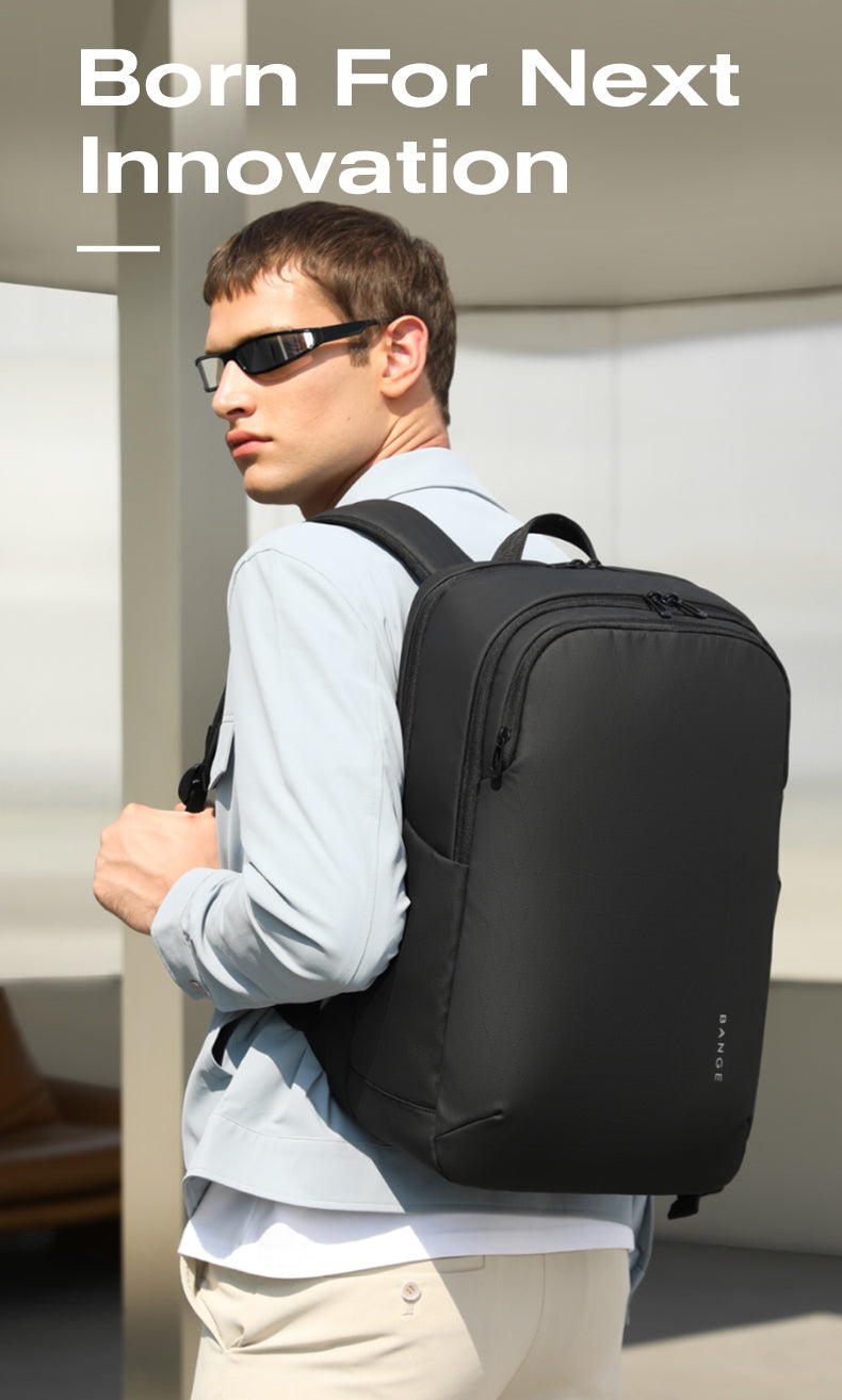 BANGE Urban Stylish Laptop-Rucksack 15,6 Zoll für Business und tägliches Pendeln 2