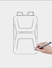 BANGE Wasserdichter Hartschalen-Rucksack mit TSA-Schloss für Business und Pendler 3