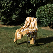 Baumwoll-Decke für Zuhause Elegant Blätterdesign Atmungsaktiv 130x160 cm 3