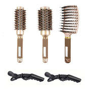 Blowout Pro - Ionic Eber Borderle Round Haarbürste Set für Salonqualität Styling 0