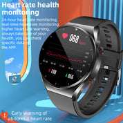 Blutzucker mit einem Klick | Blutzucker-Blutdruck-EKG | EKG HRV-Herzfrequenzmonitor Gesundheits-Smartwatch 6