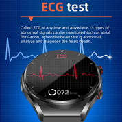 Blutzucker mit einem Klick | Blutzucker-Blutdruck-EKG | EKG HRV-Herzfrequenzmonitor Gesundheits-Smartwatch 7
