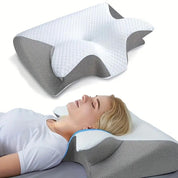 Butterfly Memory Foam Nackenkissen mit Armlehnen für Seiten- und Rückenschläfer 6