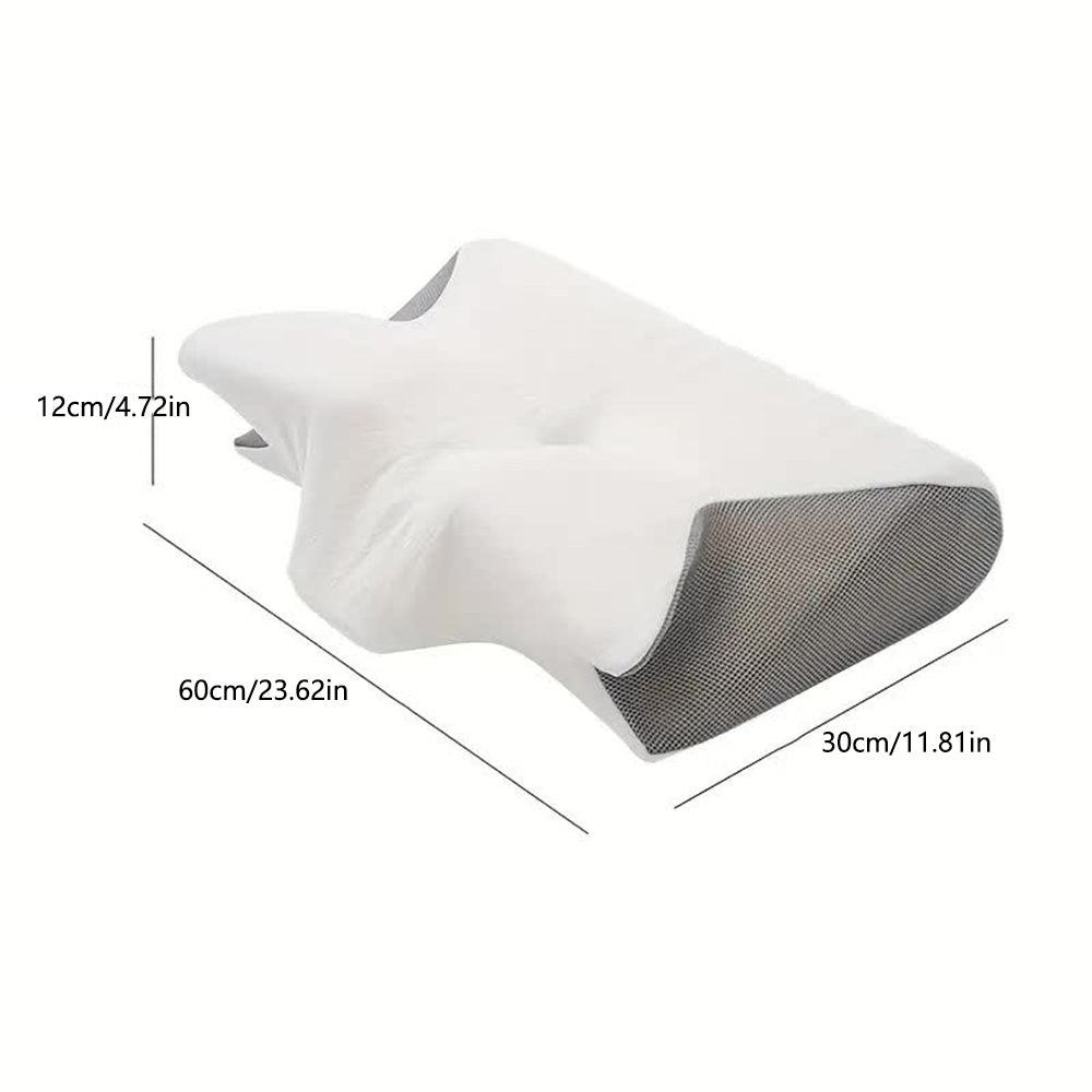 Butterfly Memory Foam Nackenkissen mit Armlehnen für Seiten- und Rückenschläfer 7