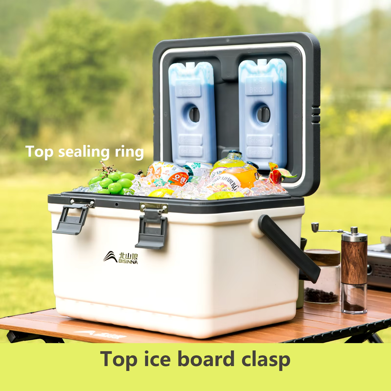 Camping Ice Box große Kapazität Tragbare Kühlerbox 1