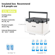 Camping Ice Box große Kapazität Tragbare Kühlerbox 4