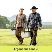 Camping Ice Box große Kapazität Tragbare Kühlerbox 8