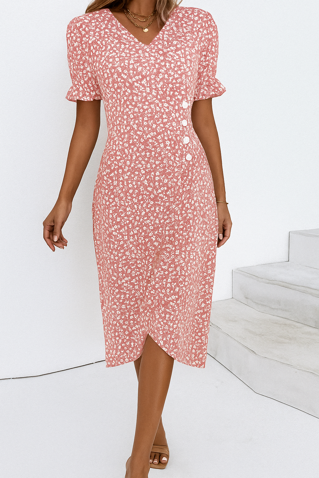 NINA | Kleid mit Blumenmuster