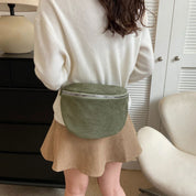 Stylische Wildleder Umhängetasche von ELVIRA - Das ultimative Must-Have Accessoire!