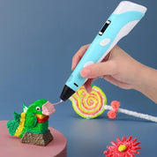 ColorPoint 3D-Stift – Kreativer Zeichenstift für Kinder mit 20 Filamentfarben 3