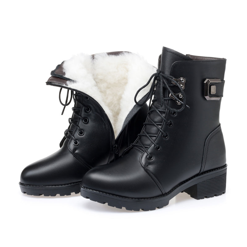 Coole Damenstiefel | Innen warm und Wolle 0